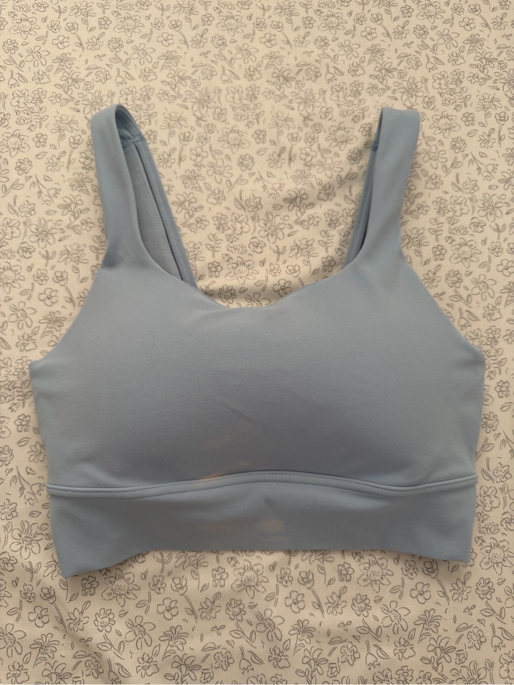 Nike light blue sports bra